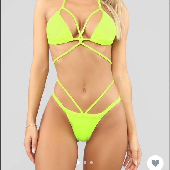 Brand new Neon yellow bikini - Picture 2 of 3